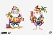 Summer Christmas Santa Claus, an Illustration by Gemstone (Thumbnail 5 of 12)