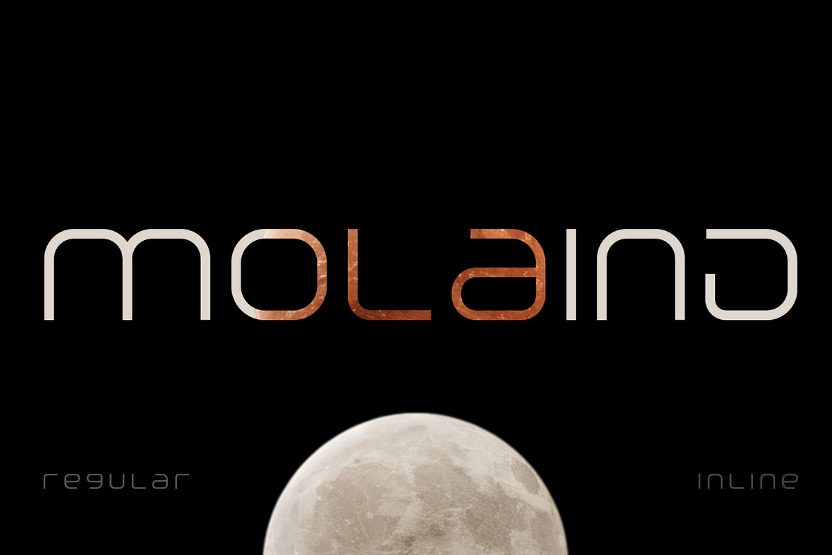 Molaind, a Font by Aarley Kaiven (Photo 1 of 7)