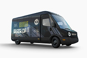 Delivery Van Mockup Set, an Advertising Mockup by ForgeDesign (Thumbnail 7 of 7)