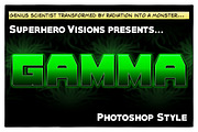 10 Photoshop Styles: Superheroes v1 preview 4