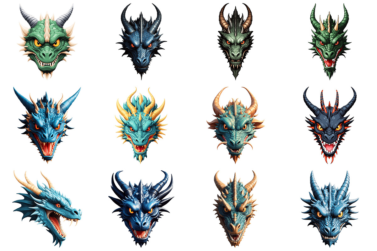 Dragon Head Png, an Illustration by Forhadx5 (Photo 3 of 7)