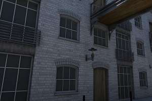 3D Alleyway Textured