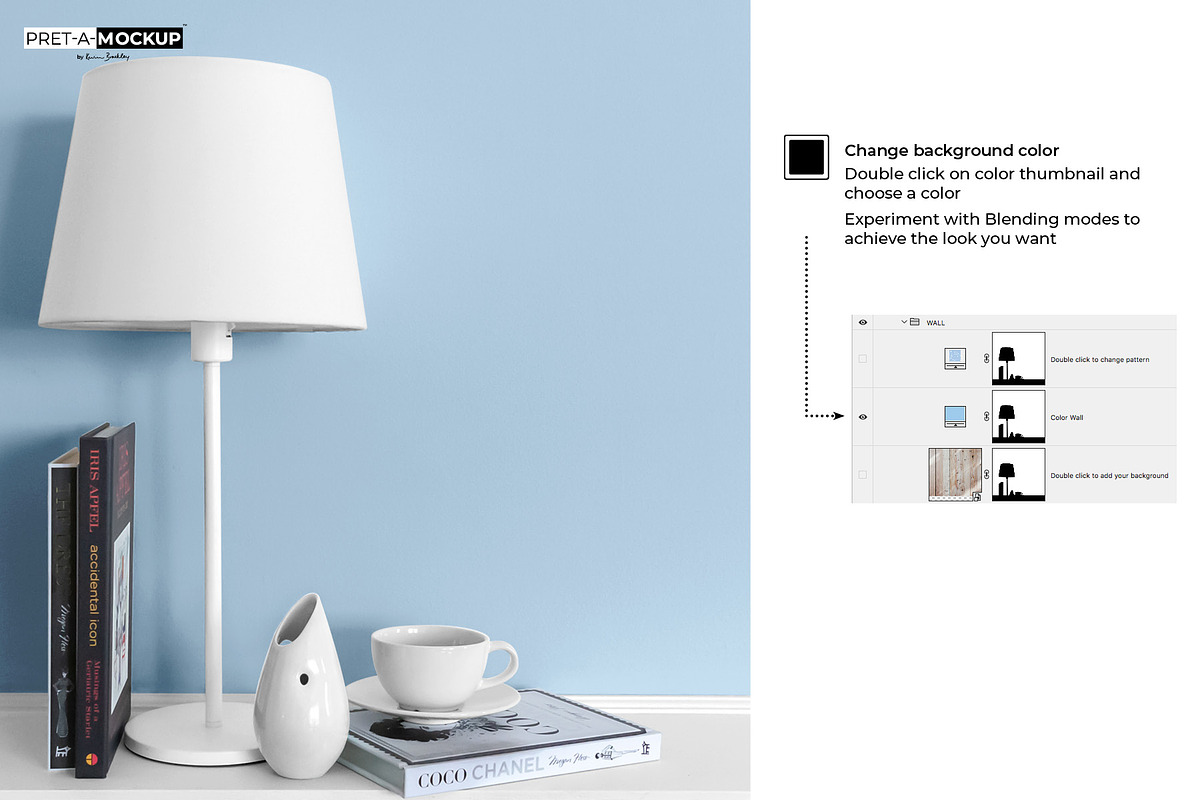 Lamp Vase Teacup Mockup, a Cups & Container Mockup by Pret-a-Mockup (Photo 4 of 9)