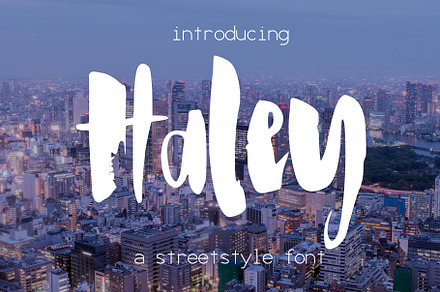 Haley Font, a Script Font by SophieSaxo