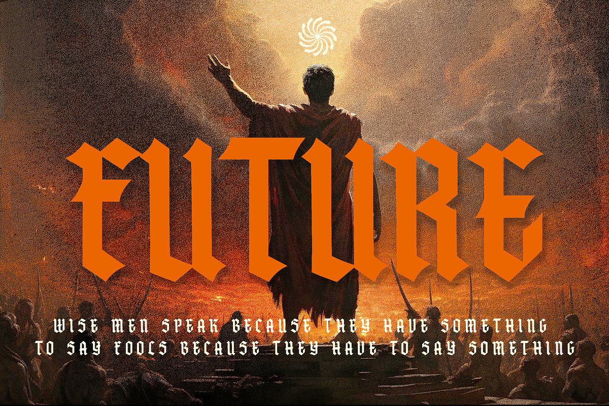 MALAGA Blackletter Typeface Font, a Blackletter Font by dansdesign (Photo 6 of 8)