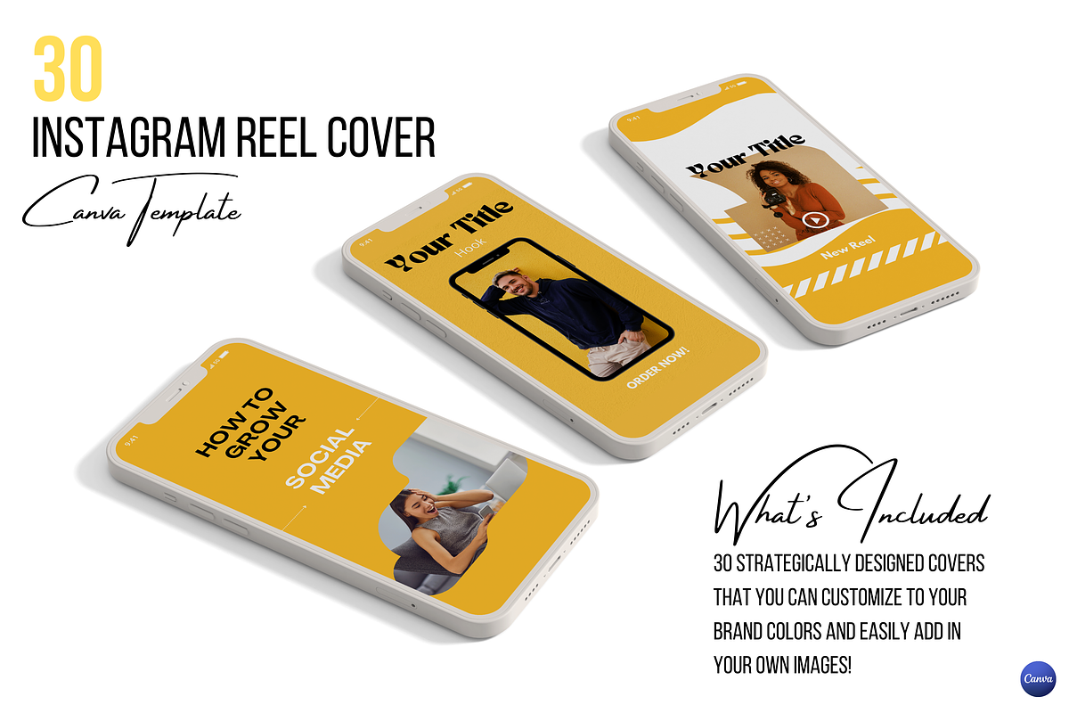 30 Instagram Reel Cover, a Social Media Template by Kay Designs (Photo 2 of 6)
