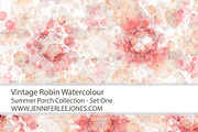 Vintage Robin Watercolour, a Food Illustration by Jennifer Lee Jones (Thumbnail 4 of 5)