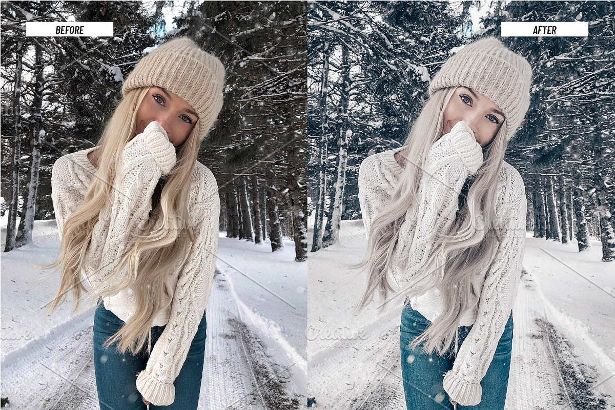 Lightroom Presets Grey preview 5