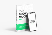Book & iPhone 13 Mockup, a Books & Magazine Mockup by UnicDesign (Thumbnail 5 of 6)