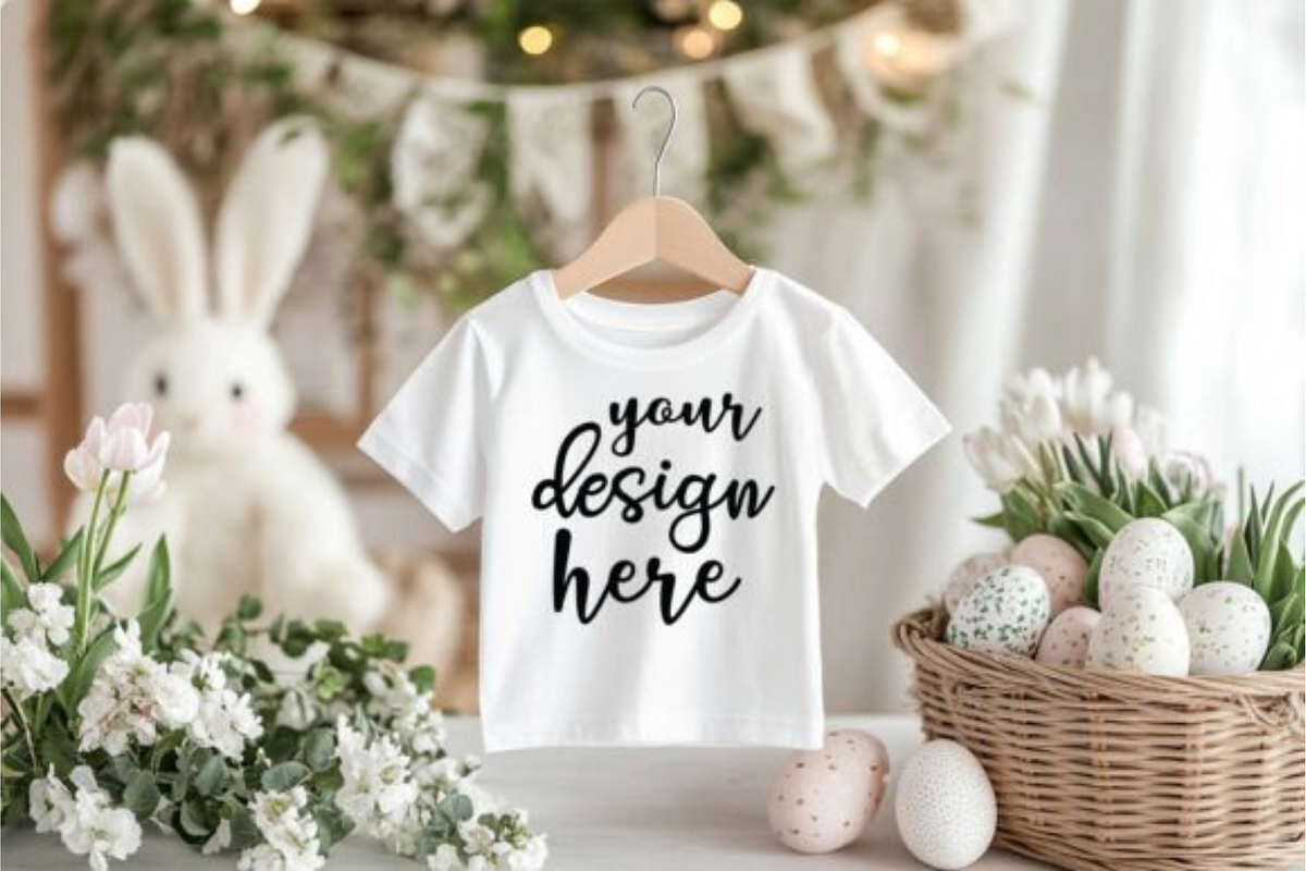 Easter Kids T-shirt Mockup Bundle 17, a Merchandise Mockup by Akrinity Digital (Photo 2 of 3)