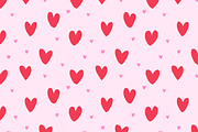 Cute seamless heart patterns, a Pattern Graphic by Good Studio (Thumbnail 2 of 12)