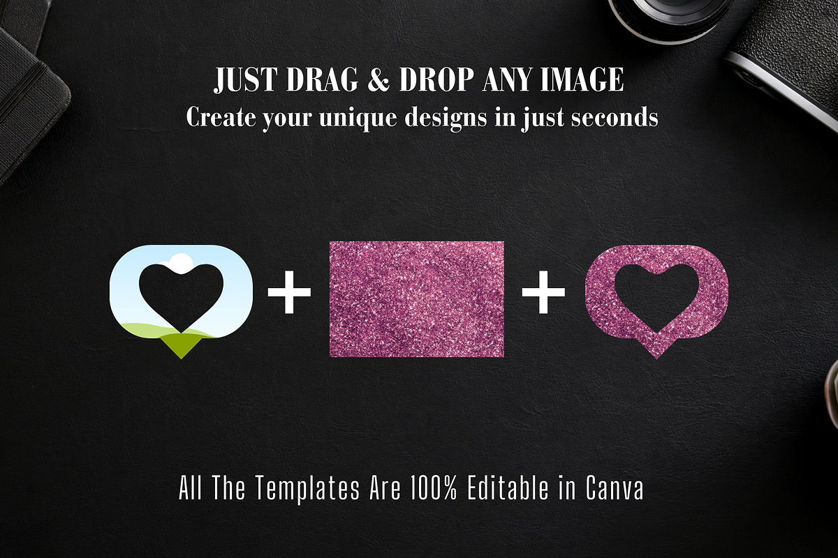 20 Valentine Heart Canva Fream, a Design Template by Waliullah Solutions (Photo 4 of 4)