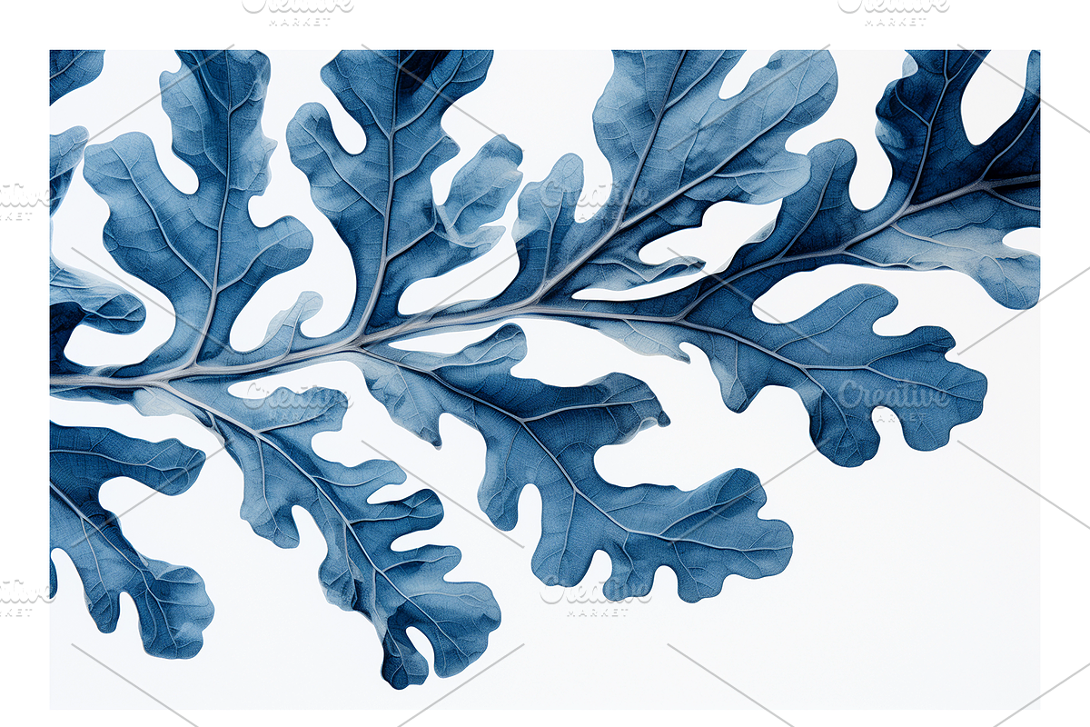 Cyle Collection · Blue Tone Leaves, a Background Graphic by milatovar (Photo 14 of 32)