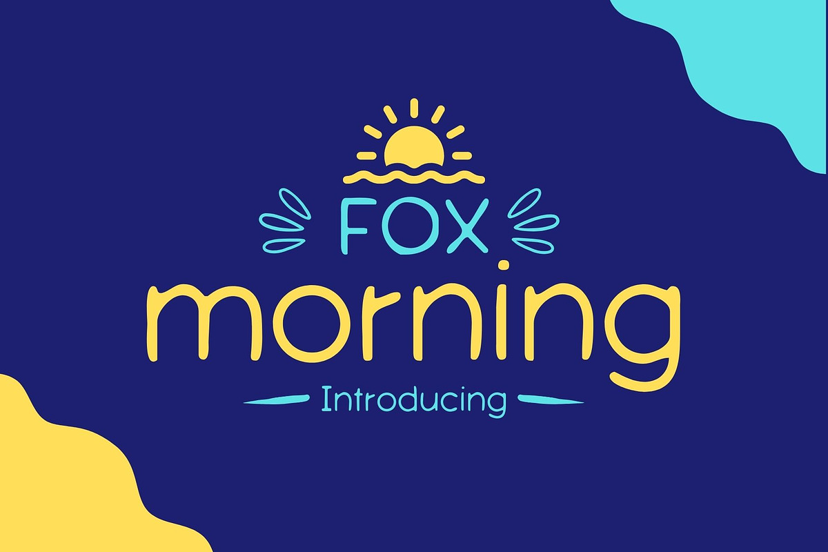 Fox Morning Font, a Handwritten Font by Fox7 By Rattana (Photo 1 of 8)