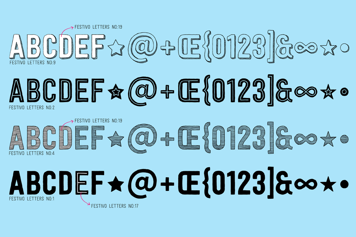 Festivo Letters preview 3