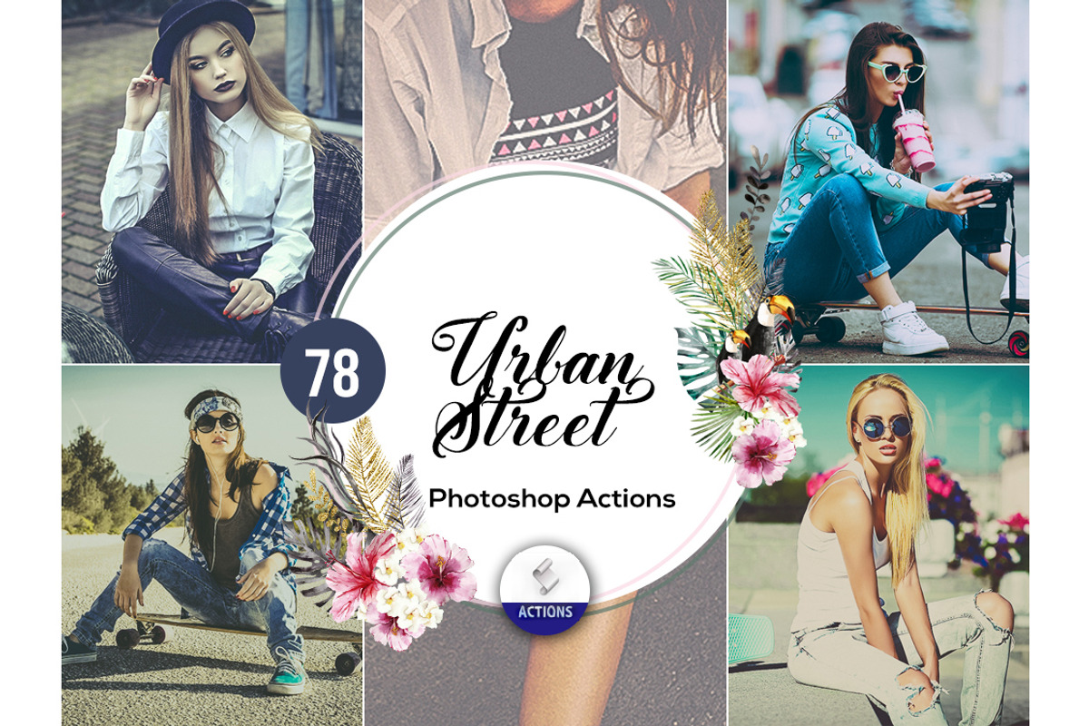 78 Urban Street Photoshop Actions, an Action Add-On by DreamColor (Photo 1 of 6)