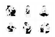 Breast Cancer Vector Pack, a Person Illustration by Prosymbols (Thumbnail 7 of 8)