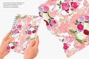 Rococo floral seamless pattern, a Pattern Graphic by Pink Studio Art (Thumbnail 3 of 4)