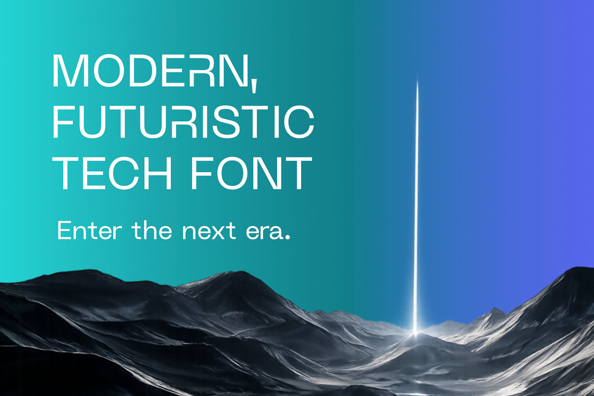 ID Cyteknika - Powerful & Futuristic, a Sans Serif Font by EKAUNIK DZ (Photo 2 of 8)