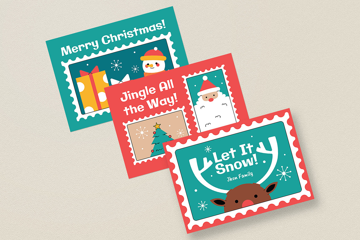 Christmas Greeting Card, a Card Template by Guuver (Photo 3 of 3)