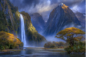 A cloudy and rainy day occurred at, a Nature Photo by ZinetroN