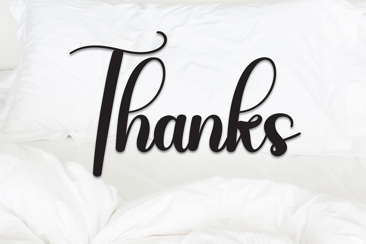 Blanket | Script Font, a Handwritten Font by Scratchones (Photo 9 of 9)