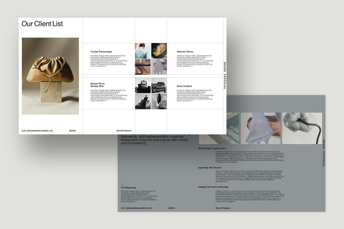 Brand Proposal PowerPoint Template, a Presentation Template by Work_Stock (Photo 9 of 10)