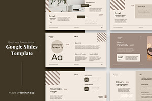 Brand Identity Gslides Template