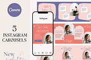 Instagram Carousel Post Bold Canva, a Social Media Template by HerstedHertz (Thumbnail 1 of 10)