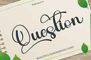 Question, a Handwritten Font by InermediaSTUDIO (Thumbnail 1 of 7)