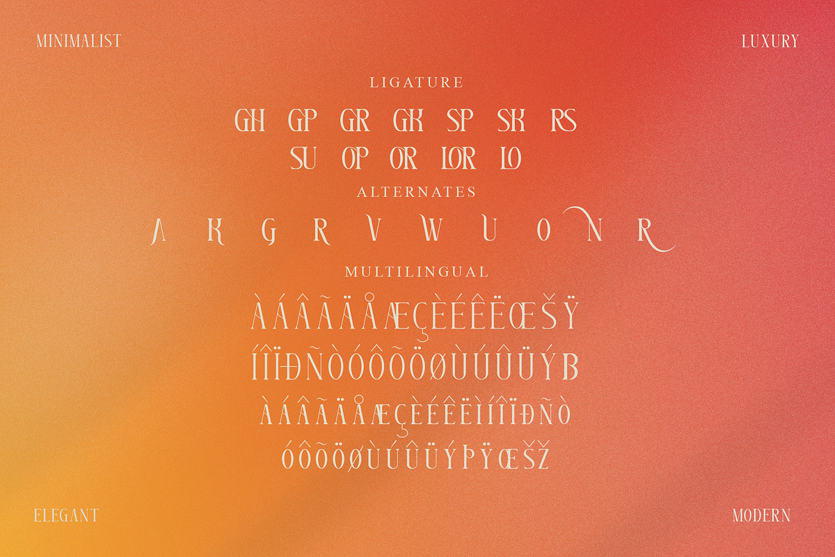 Glorando Modern Serif Font Display, a Serif Font by Storytype Studio (Photo 14 of 15)
