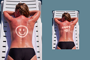 Sun Tan Text Mockup, an Advertising Mockup by PopotLane (Thumbnail 2 of 3)