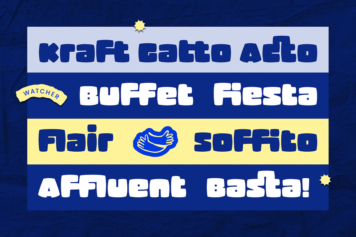 Quick Jumps - New Chunky Display, a Sans Serif Font by Typia Nesia (Photo 6 of 14)