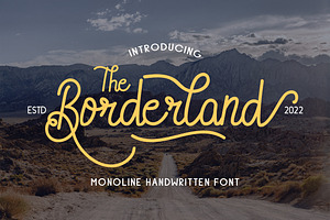 Borderland - Monoline Handwritten