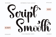 Script Smooth, a Handwritten Font by FreshTypeINK (Thumbnail 1 of 8)