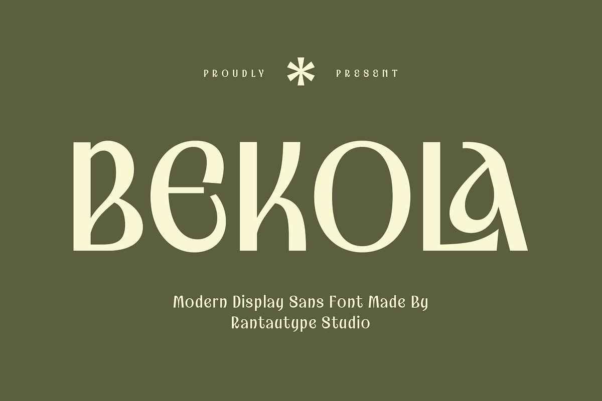 Bekola Modern Display Font, a Serif Font by RantautypeStudio (Photo 1 of 17)