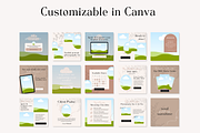 Instagram Post Template Boho Canva, a Social Media Template by HerstedHertz (Thumbnail 6 of 9)