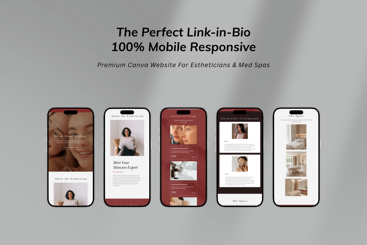 Aesthetic Beauty Studio Website, a Landing Page Template by batang (Photo 2 of 5)
