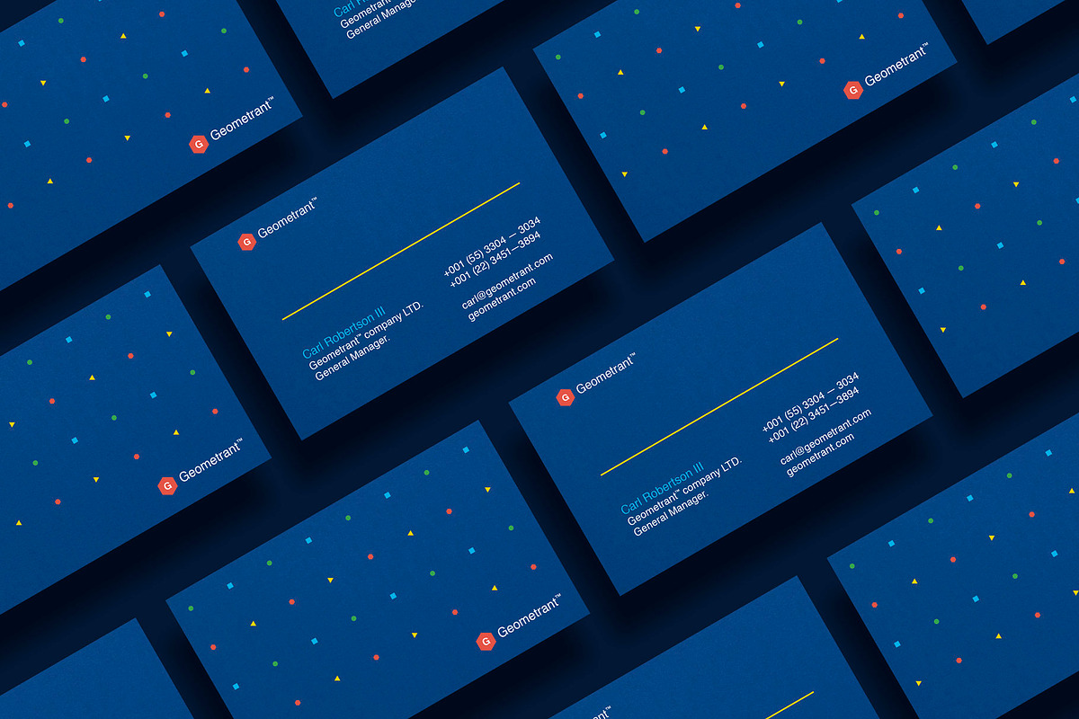 Business cards template: Geometrant, a Business Card Template by Srg® (Photo 2 of 4)