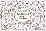 Quitanda Brush Script Font & Extras, a Script Font by milenabdesign (Thumbnail 2 of 12)