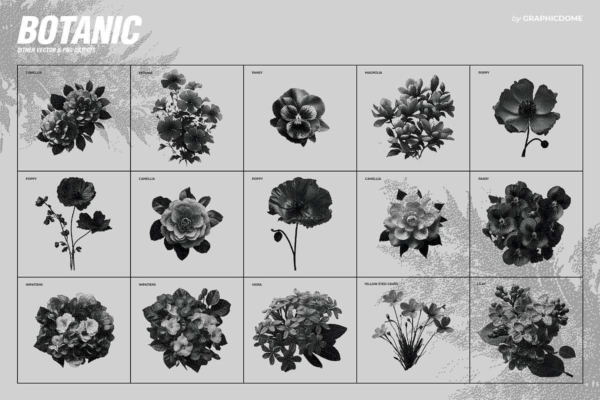 270 Dither Bitmap Vector & PNGs, an Object Graphic by Graphicdome (Photo 37 of 40)