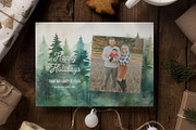 Photoshop Holiday Card, a Card Template by By Stephanie Design (Thumbnail 1 of 3)