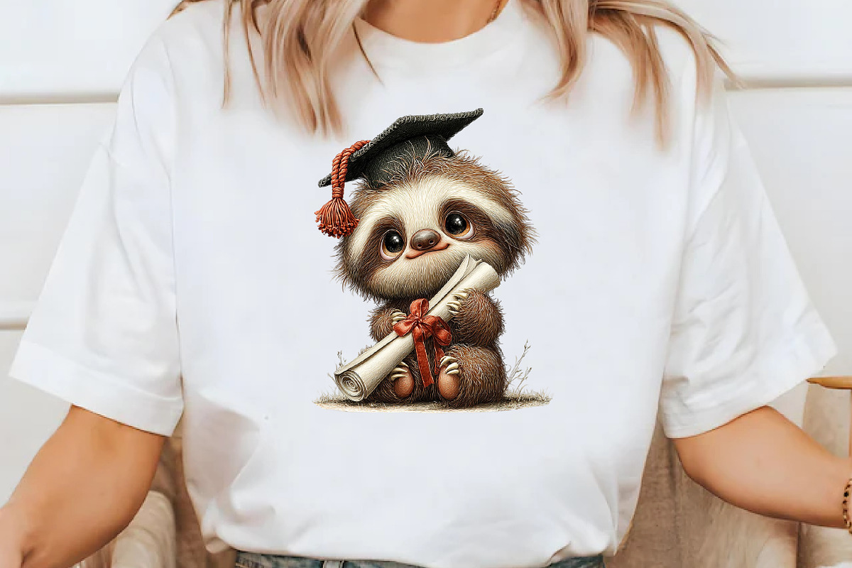 Whimsical Graduation Animals clipart, an Illustration by Designworld (Photo 4 of 10)