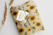 Sunflower Blooming Watercolor, an Object Illustration by CreativeValuation (Thumbnail 9 of 15)