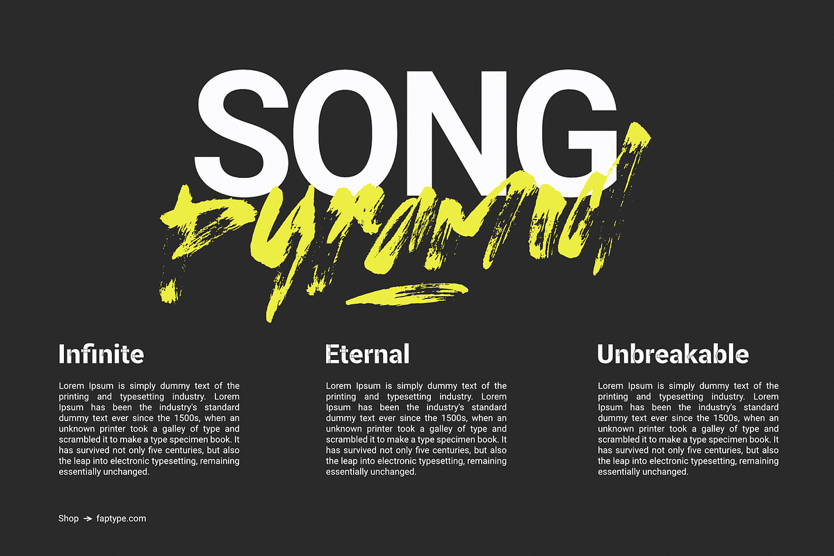 Hypebeast | Raw Brush Font, a Handwritten Font by Ardana Creative (Photo 6 of 15)