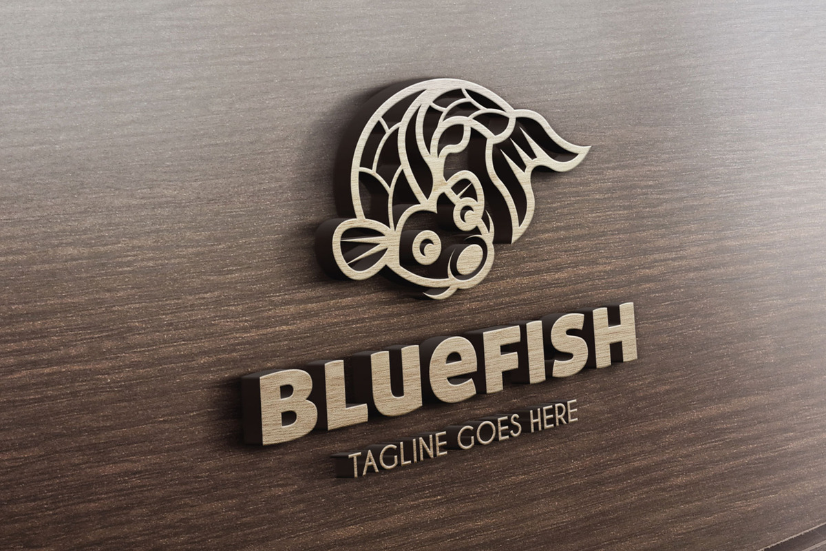 Blue Fish Logo, a Branding & Logo Template by ashenterprise (Photo 4 of 4)