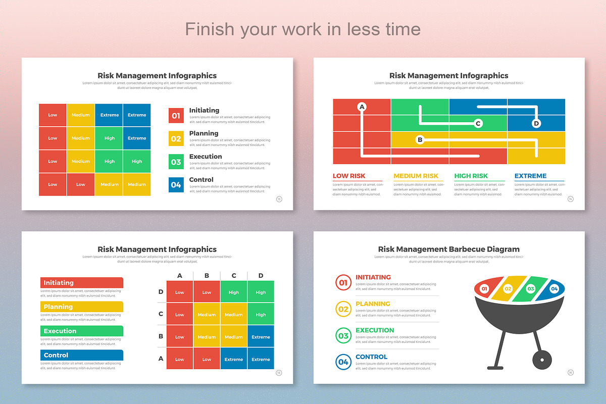 Risk Management Infographic, a Presentation Template by Mighty-Slide (Photo 5 of 7)