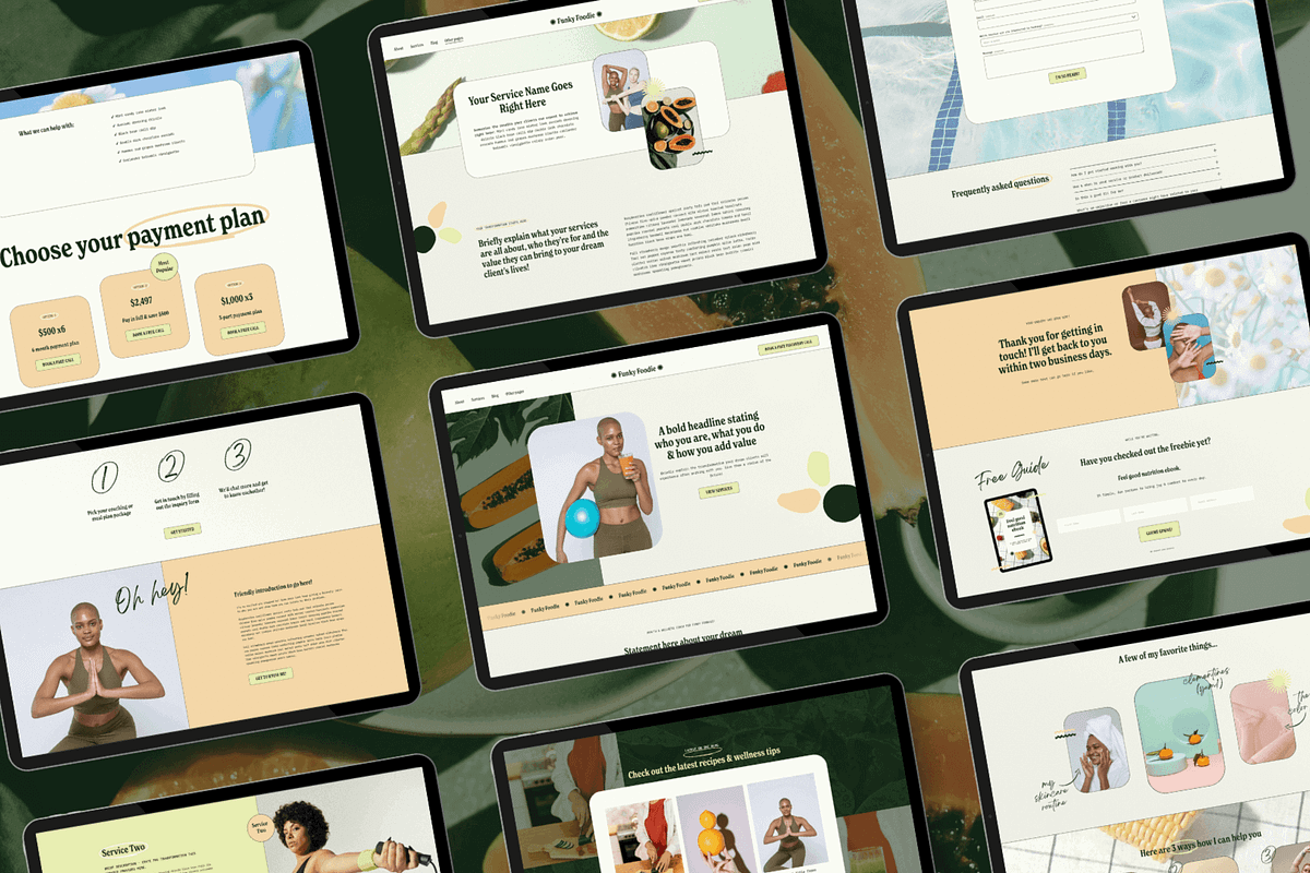 Squarespace 7.1 template for coaches, a Squarespace Template by Kurly Creative (Photo 3 of 10)