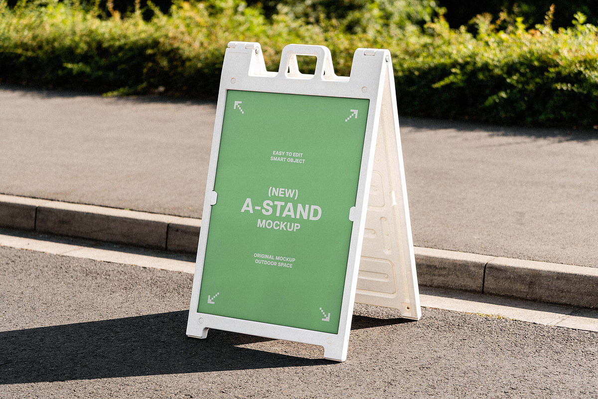 Outdoor A-Stand Mockup, a Product Mockup by Design Squad (Photo 2 of 4)