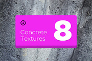 8 Concrete Textures, a Texture Graphic by Riccardo Anelli (Thumbnail 1 of 3)